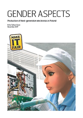 publication cover - Gender Aspects: Production of Next-generation electronics in Poland