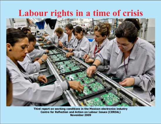 publication cover - Labour rights in a time of crisis