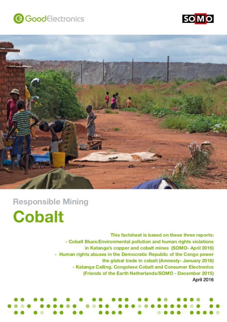 publication cover - Responsible Mining: Cobalt