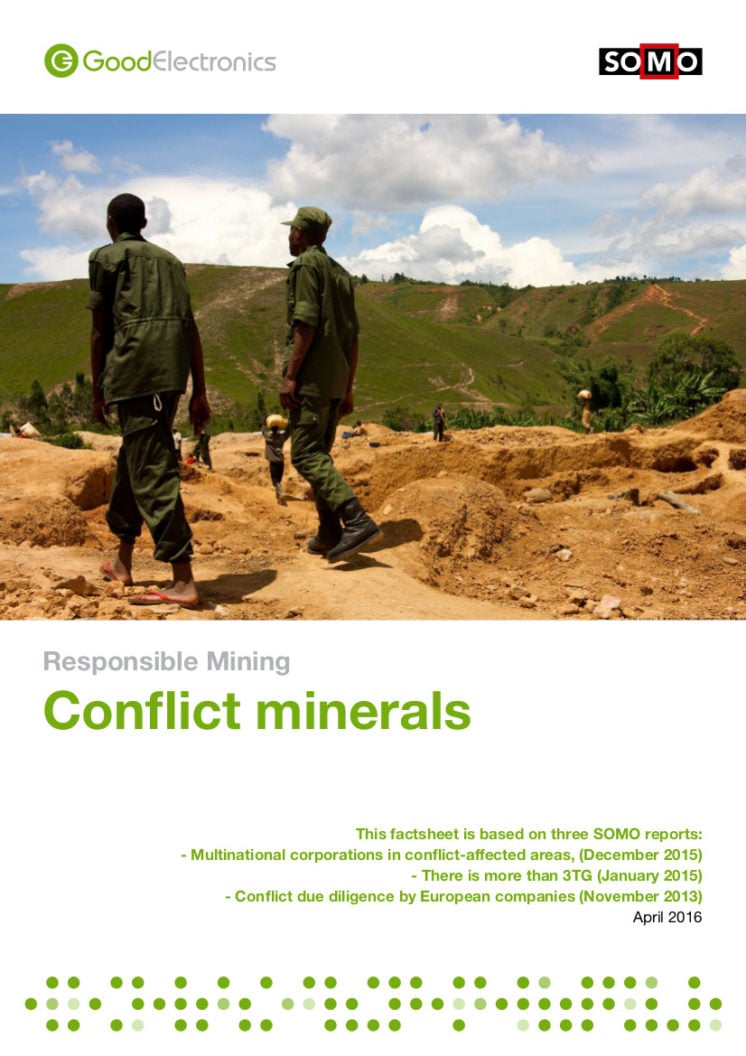 publication cover - Responsible Mining: Conflict Minerals