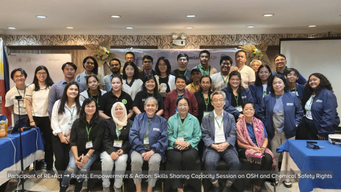 Participant of RE+Act → Rights, Empowerment & Action: Skills Sharing Capacity Session on OSH and Chemical Safety Rights